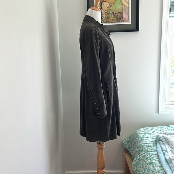 Gino’s Grey Suede jacket size small GUC - Picture 2 of 7